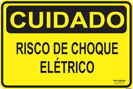 Placas Advertência-Cerca Elétrica